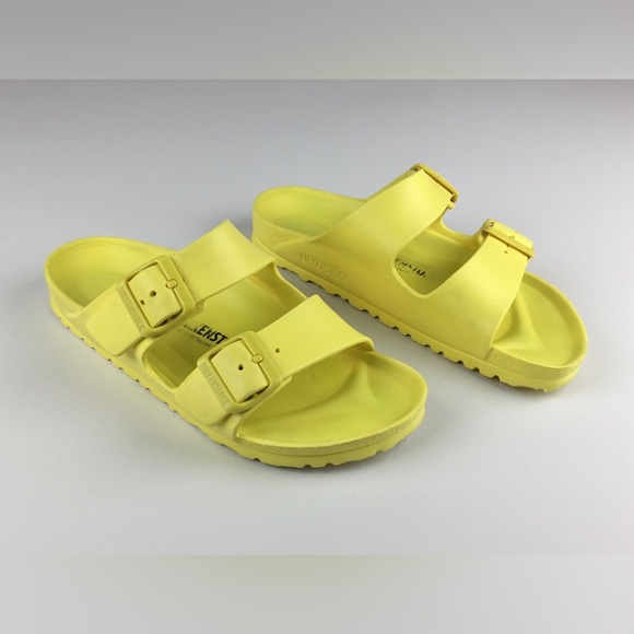 Birkenstock Shoes - Birkenstock Arizona EVA Sandals EU 37 US 6 Lemon Yellow 2 Strap Waterproof